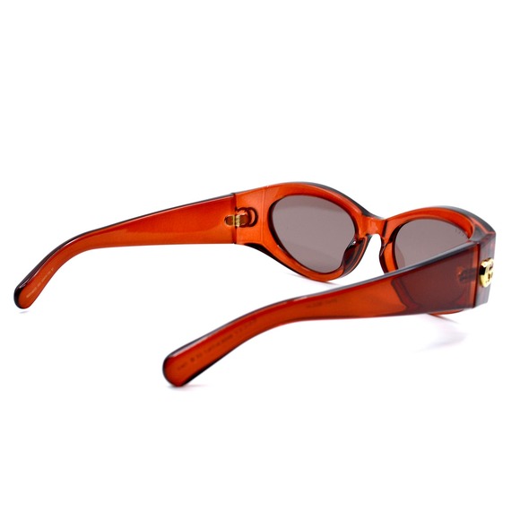 GUCCI GG1401S 003 BURGUNDY BROWN WOMEN'S AUTHENTIC SUNGLASSES - Picture 5 of 10